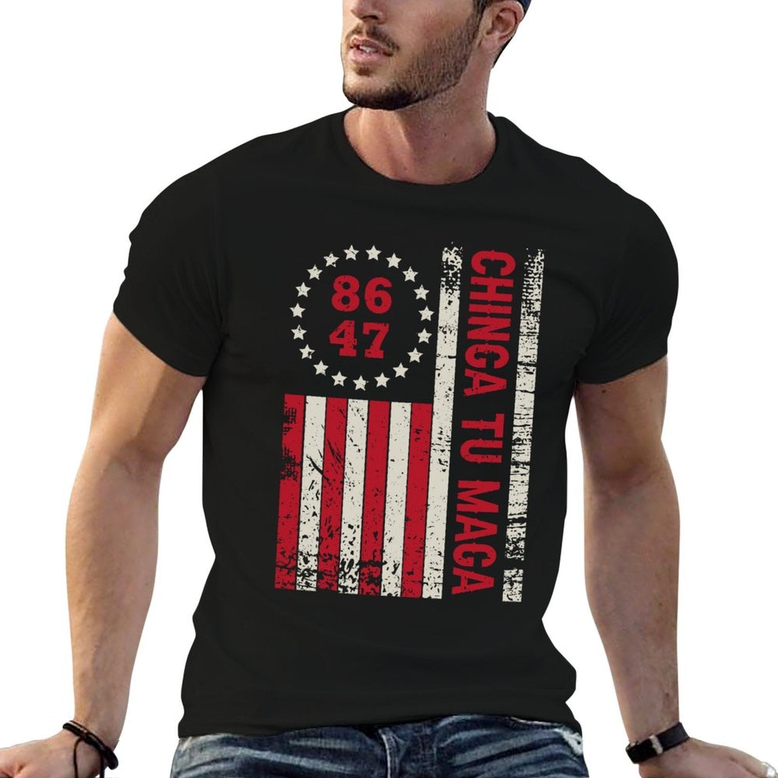 Chinga Tu MAGA Retro USA  Affordable Price T-Shirt