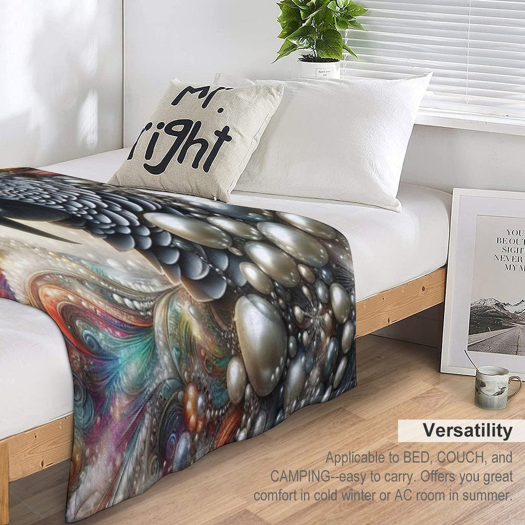 African Gray Parrot Shrink-resistant Throw Blanket