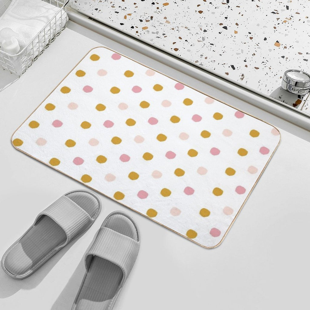 Dots  Repositionable Bath Mat
