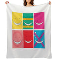 Faces - Assassination Classroom Machine-washable Throw Blanket
