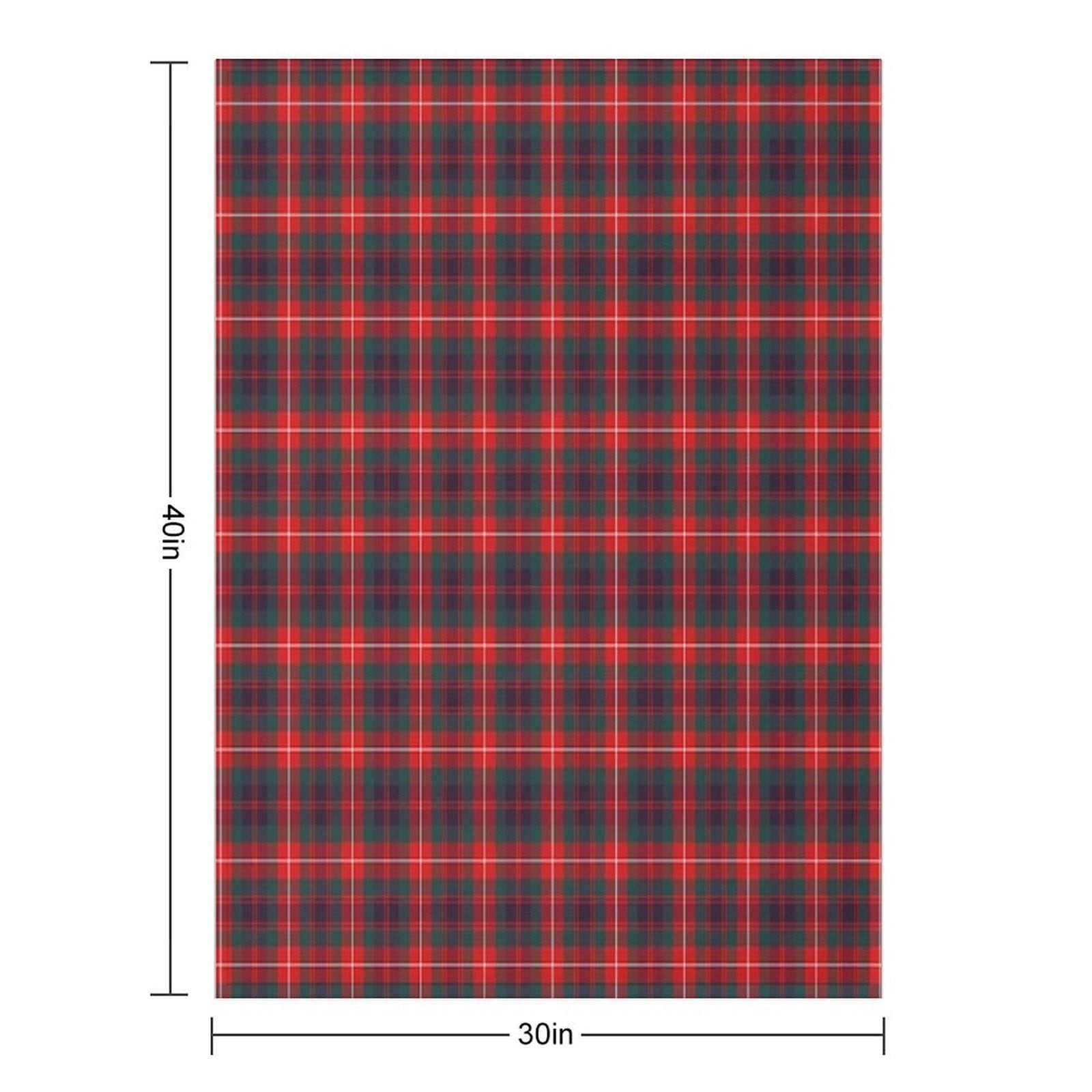 Clan Fraser of Lovat Tartan Multi-functional Throw Blanket