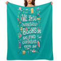 Lose Ourselves in Books Shrink-resistant Throw Blanket