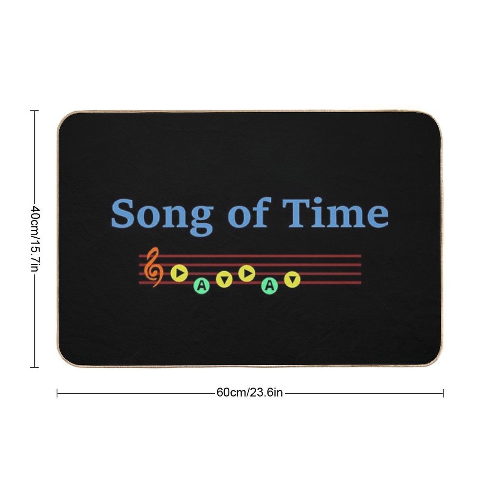 Song of Time  Stain-Proof Bath Mat