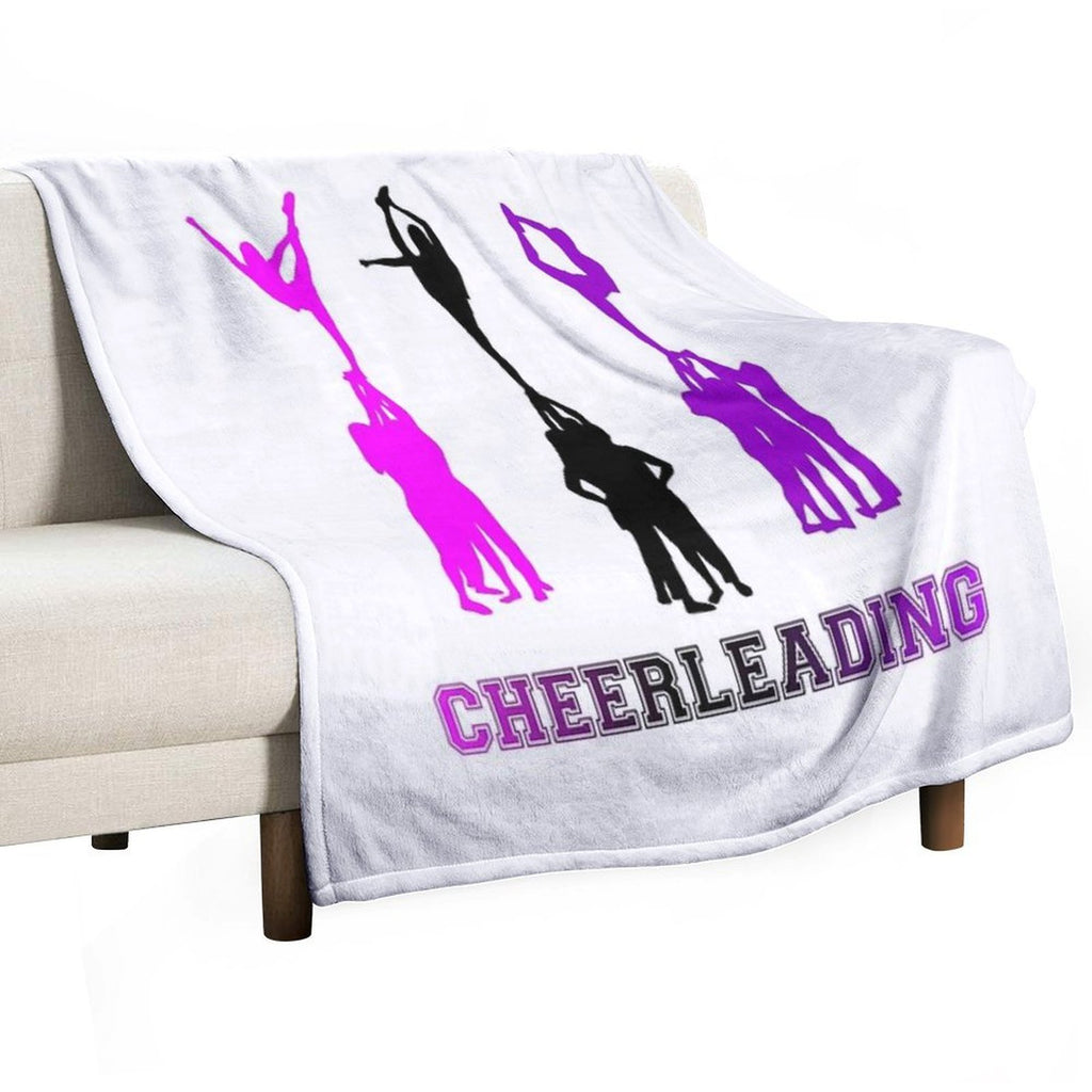Cheerleading Velvety-soft Throw Blanket
