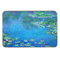 Claude Monet Water Lilies Color-Enhanced  Fade-Resistant Bath Mat