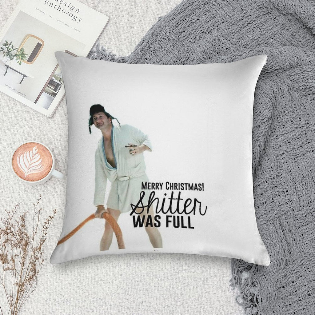 Cousin Eddie Merry Christmas Soft Warmth Comfort Throw Pillow