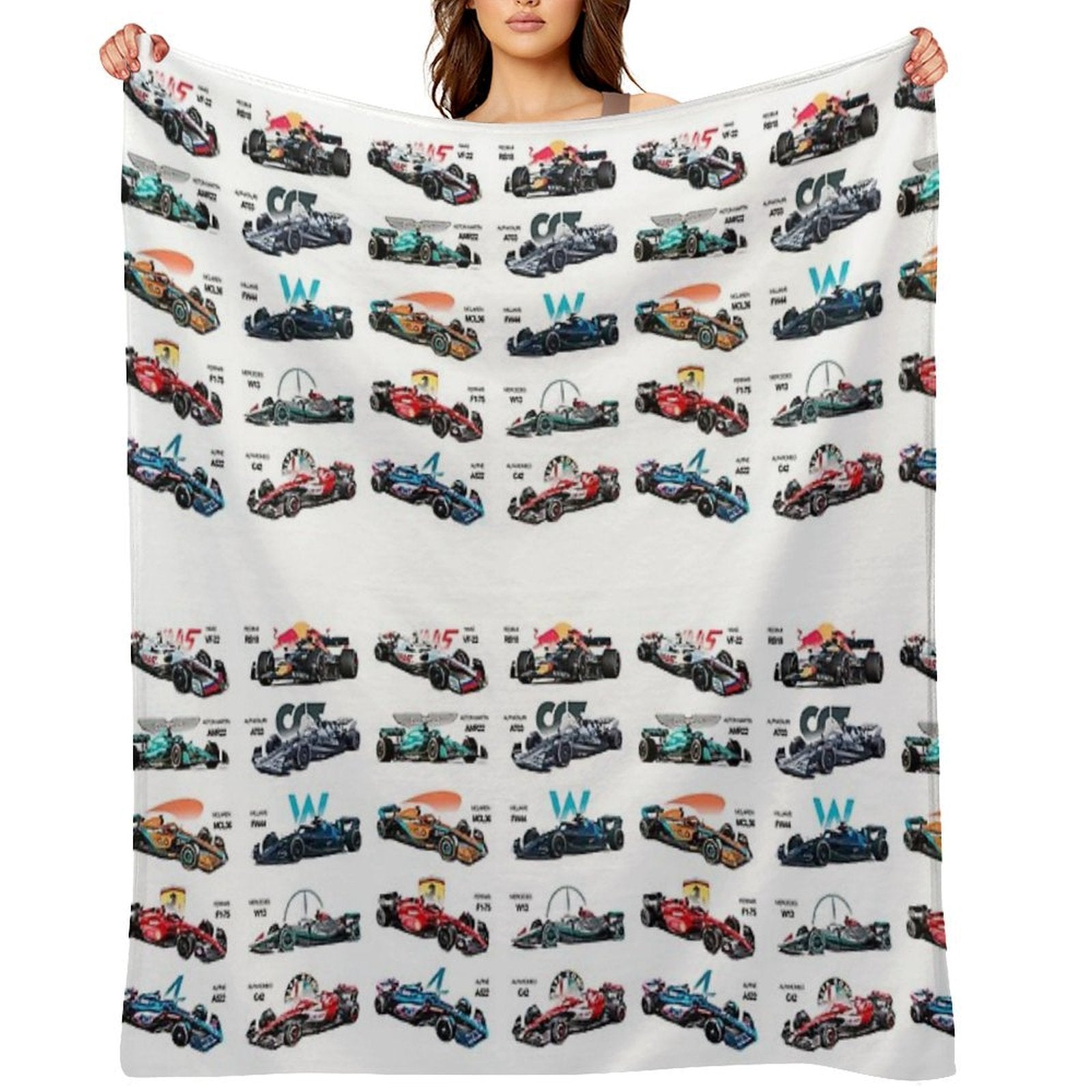 F1 All Cars 2022 Premium Throw Blanket