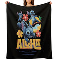Lilo & Stitch Live-Action Movie Tropical Aloha Stitch Versatility Throw Blanket