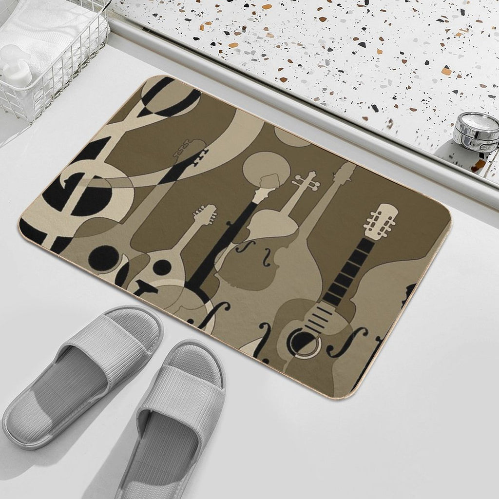 Music Lover  Dirt-Trapping Bath Mat