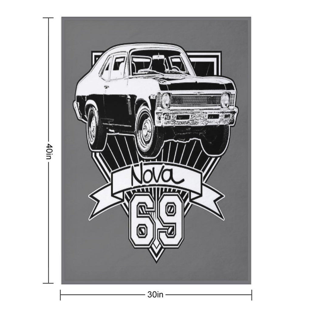 1969 Nova Gift-ready Throw Blanket