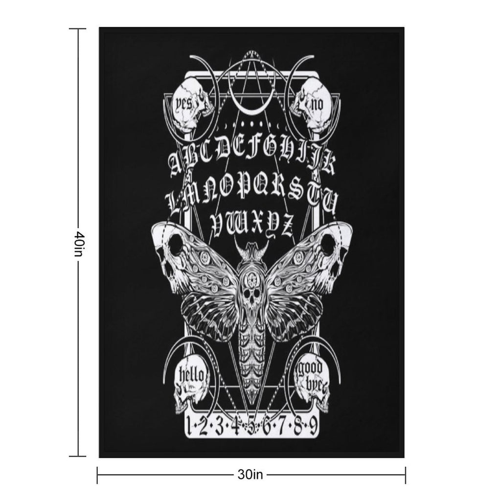 Death Moth Spirit Board Premium Throw Blanket