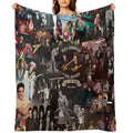 Rock Collage Lightweight Throw Blanket