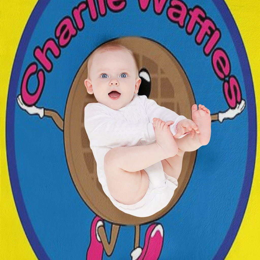 Charlie Waffles! Gift-ready Throw Blanket