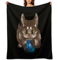 Owlbear Cub Travel-friendly Throw Blanket