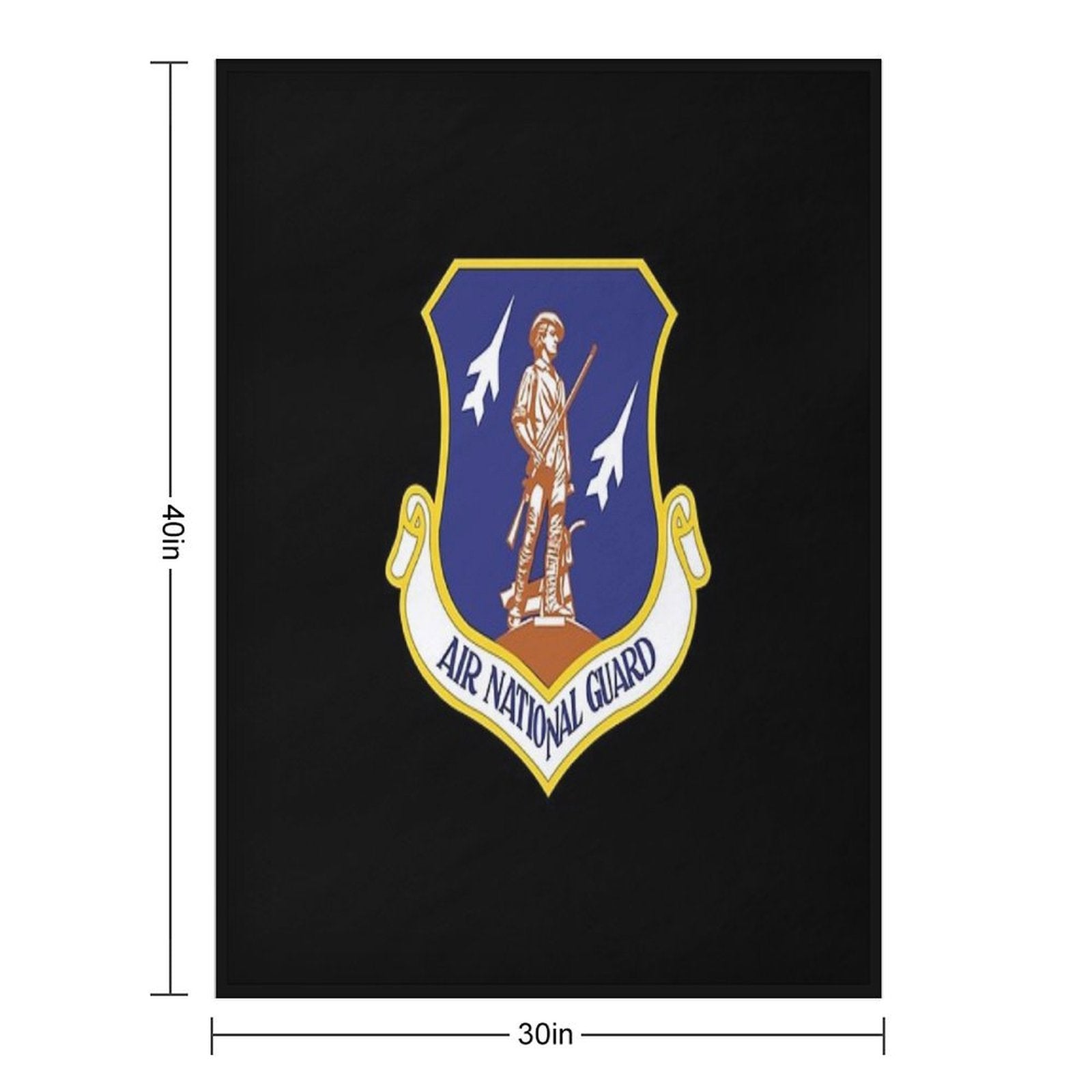 Air National Guard ANG Lightweight Throw Blanket