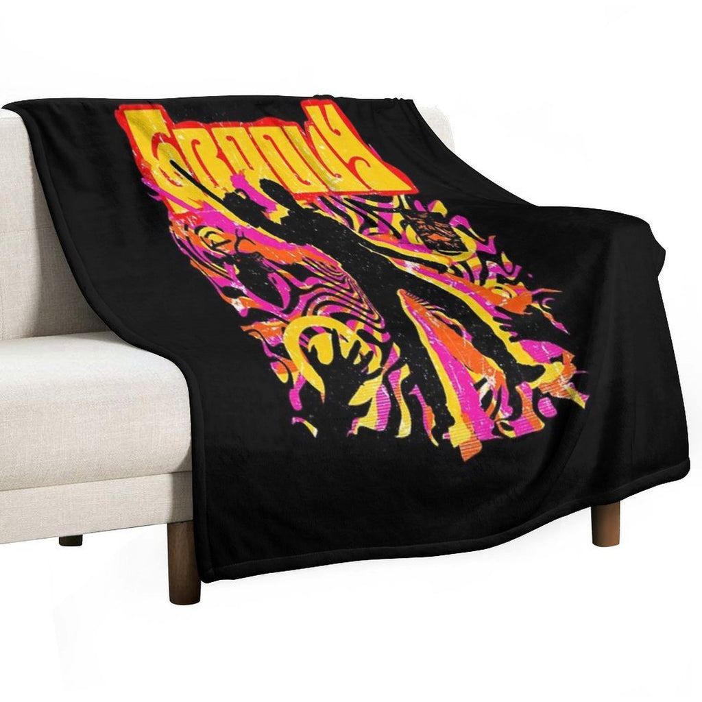 Stay Groovy - Evil Dead Sustainable Throw Blanket