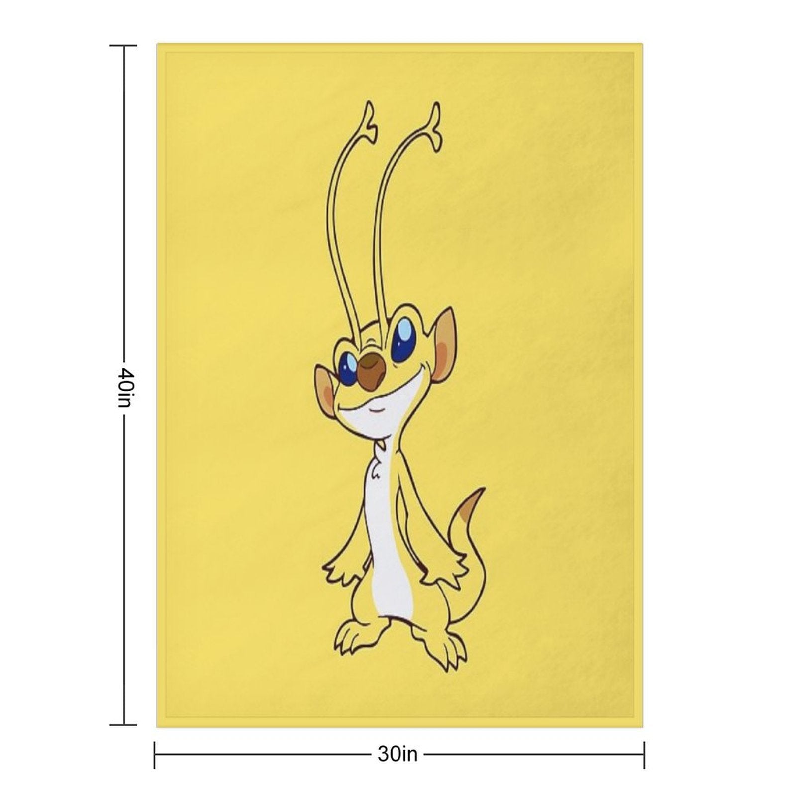 Sparky Experiment 221 - Lilo And Stitch Eco-conscious Throw Blanket