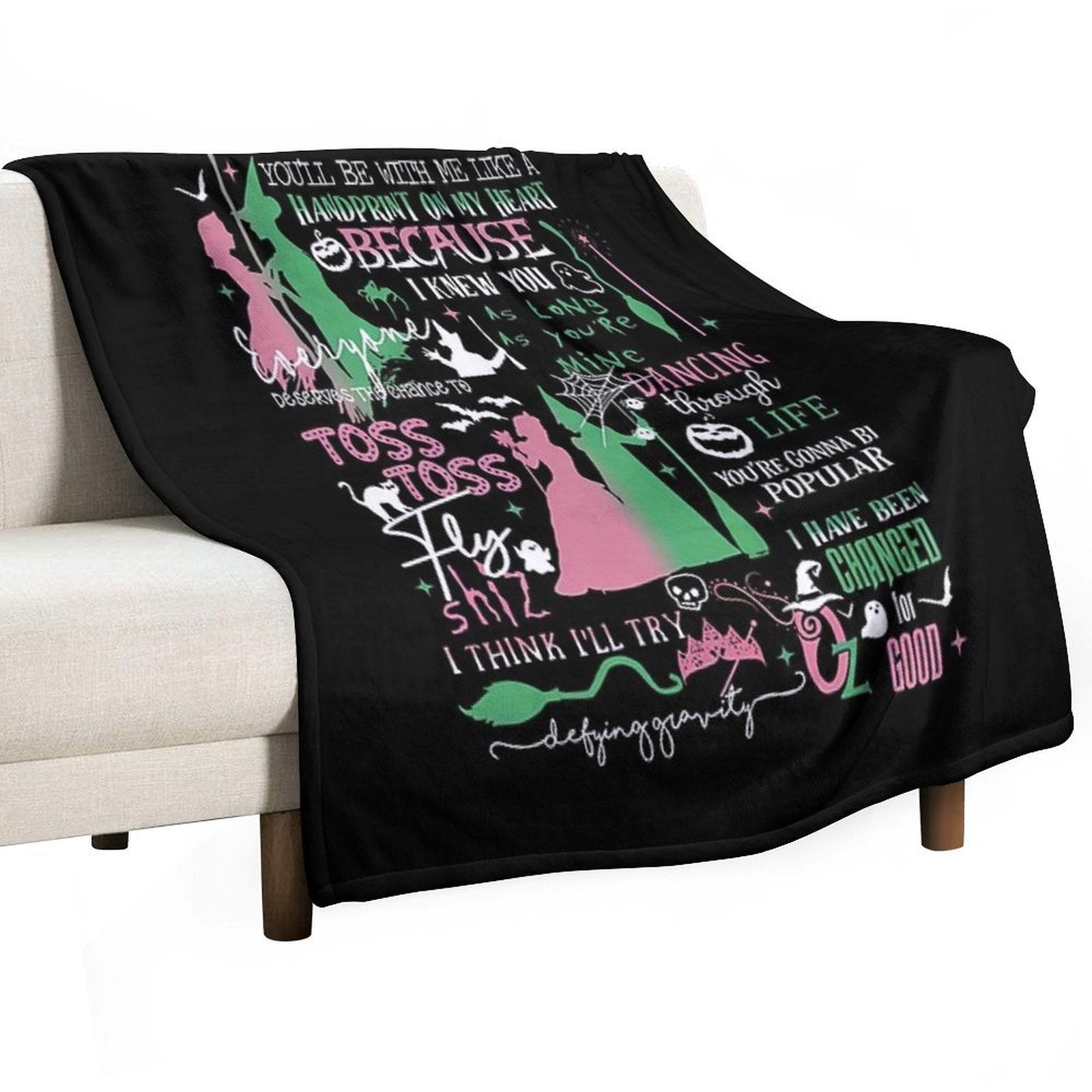 Changed For Good, Wicked Defy Gravity Premium Throw Blanket