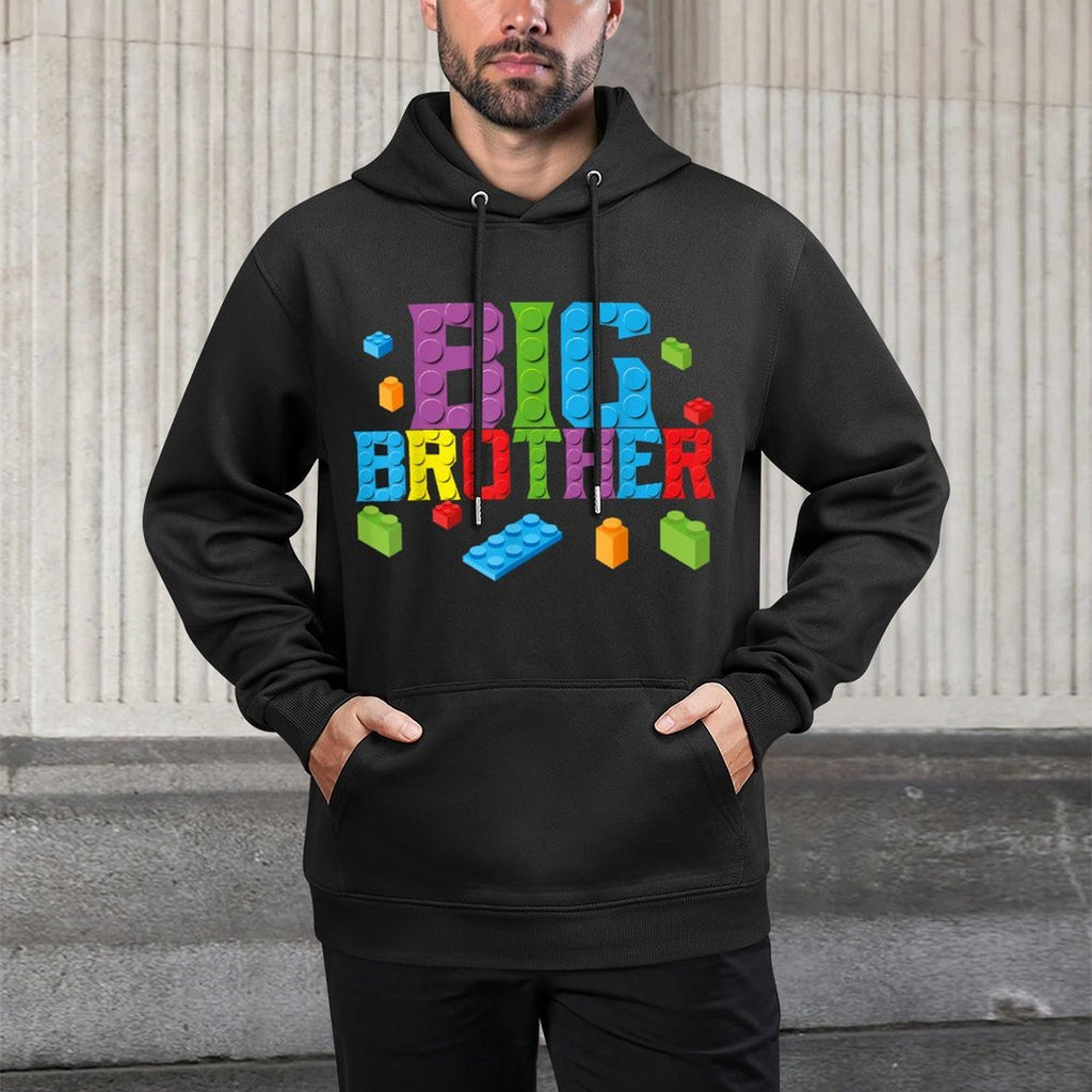 Big Brother Master Builder Building Bricks Blocks Family Set Shrink-Resistant Hoodie