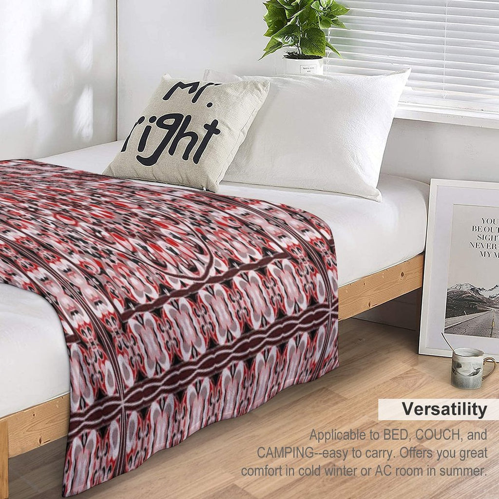 Oriental Rug Quick-dry Throw Blanket