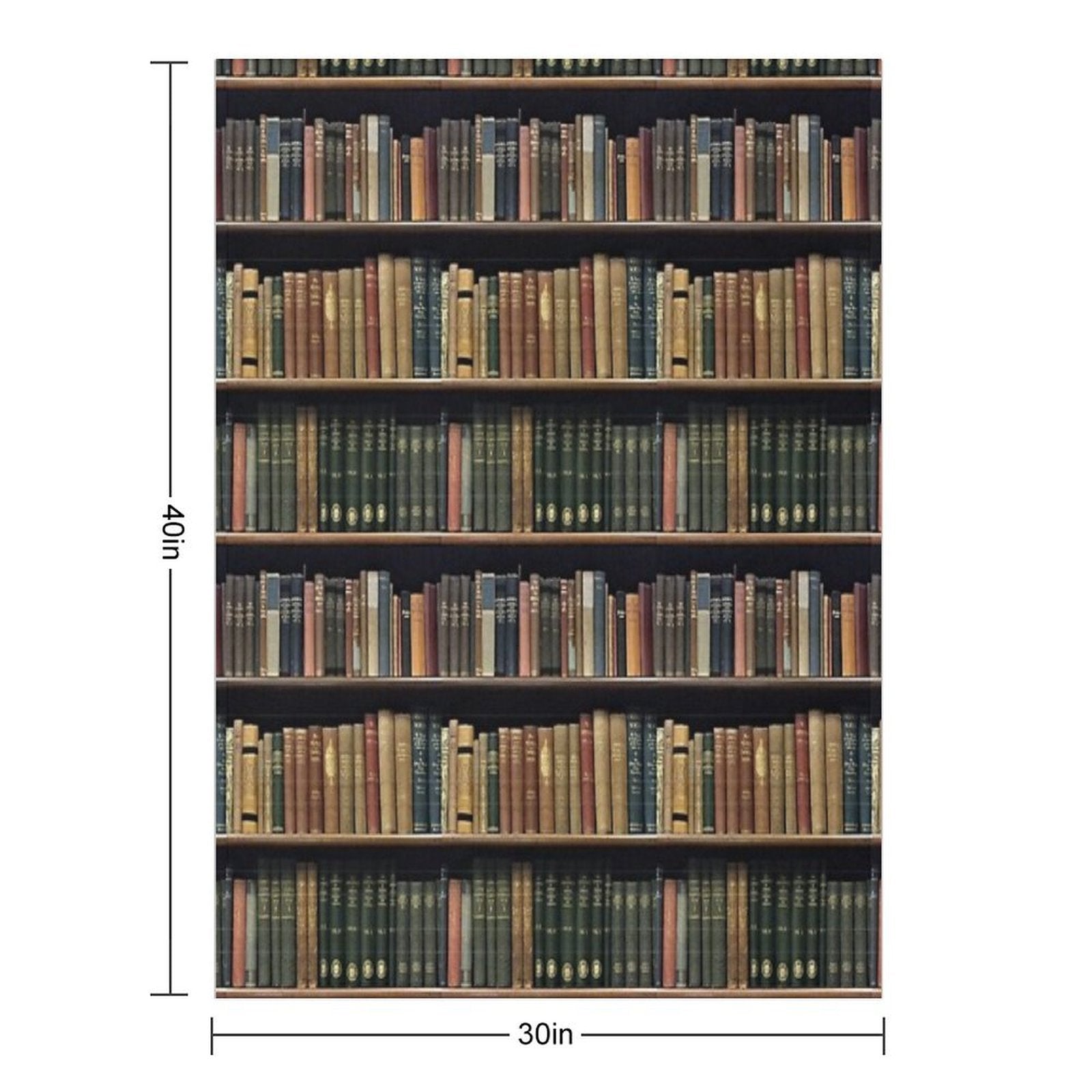Endless Library (pattern) All-season Throw Blanket