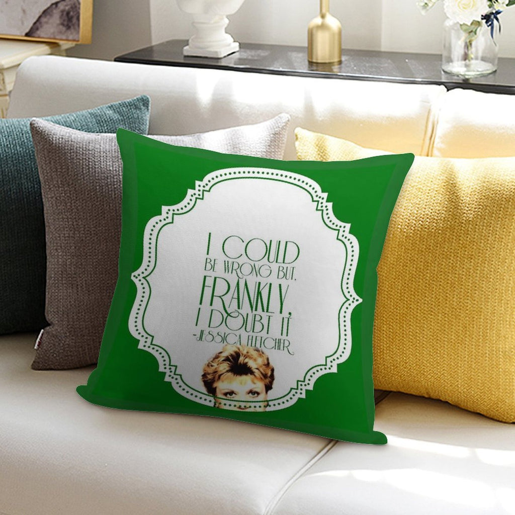 She's Never Wrong Soft Luxury Feel Throw Pillow