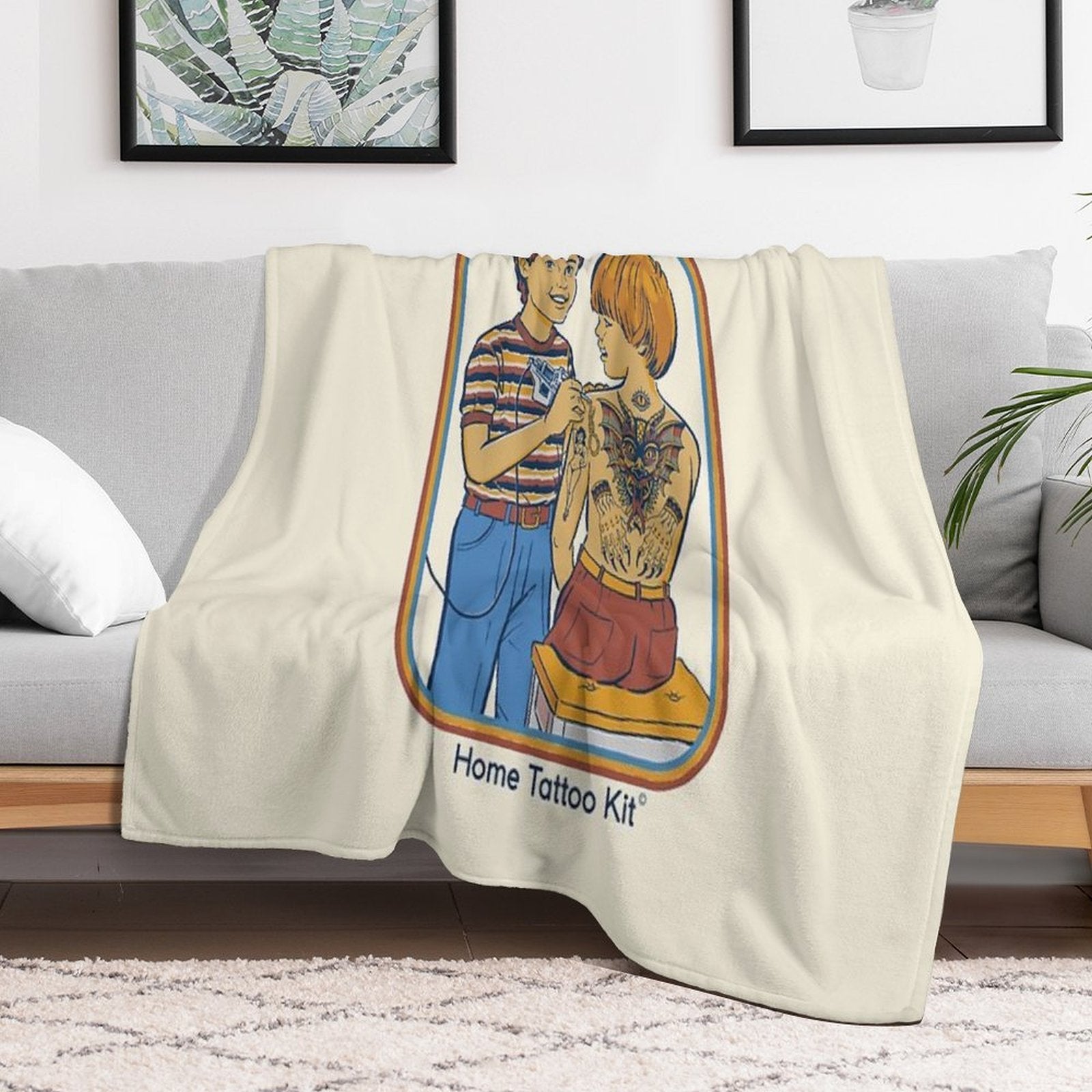 Rainy Day Fun Comfort Throw Blanket