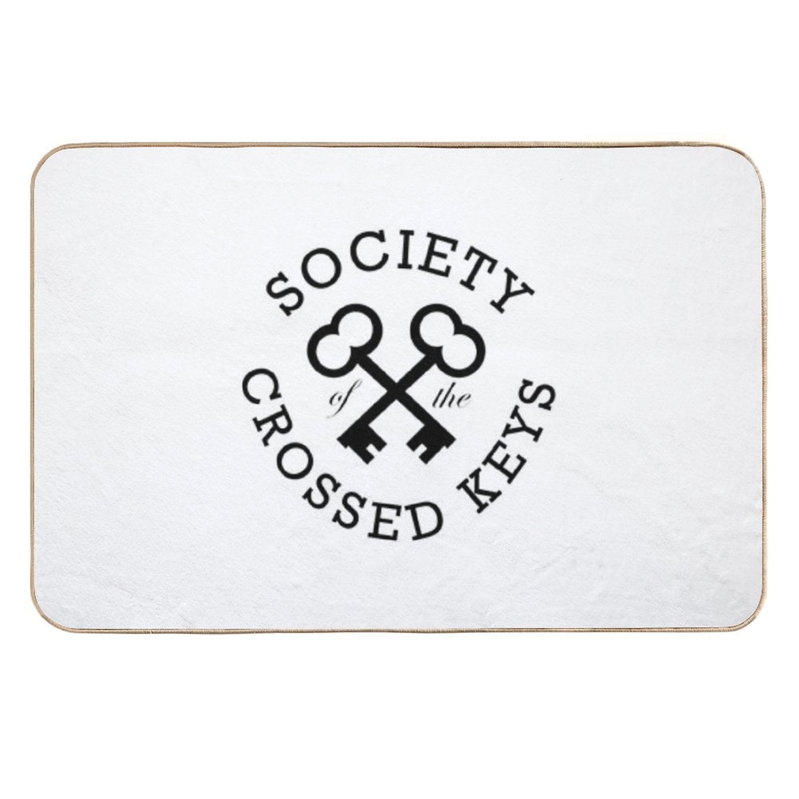 Society of The Crossed Keys Durable Bath Mat