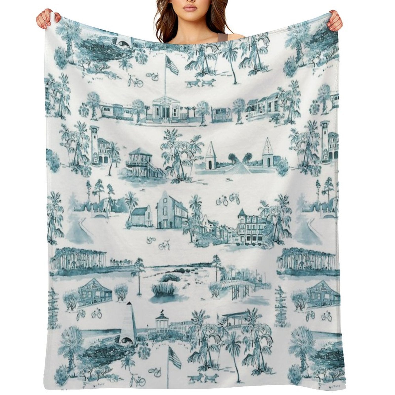 Toile 30A Lightweight Throw Blanket