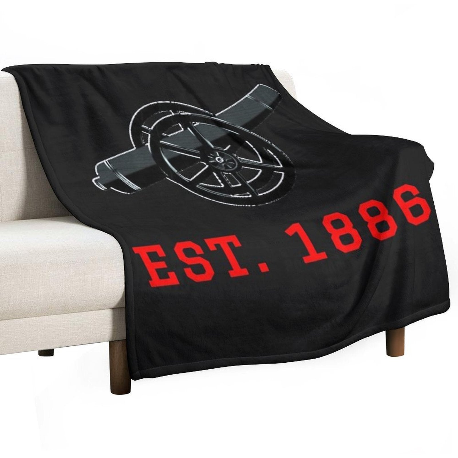 Established 1886 Wrinkle-free Throw Blanket