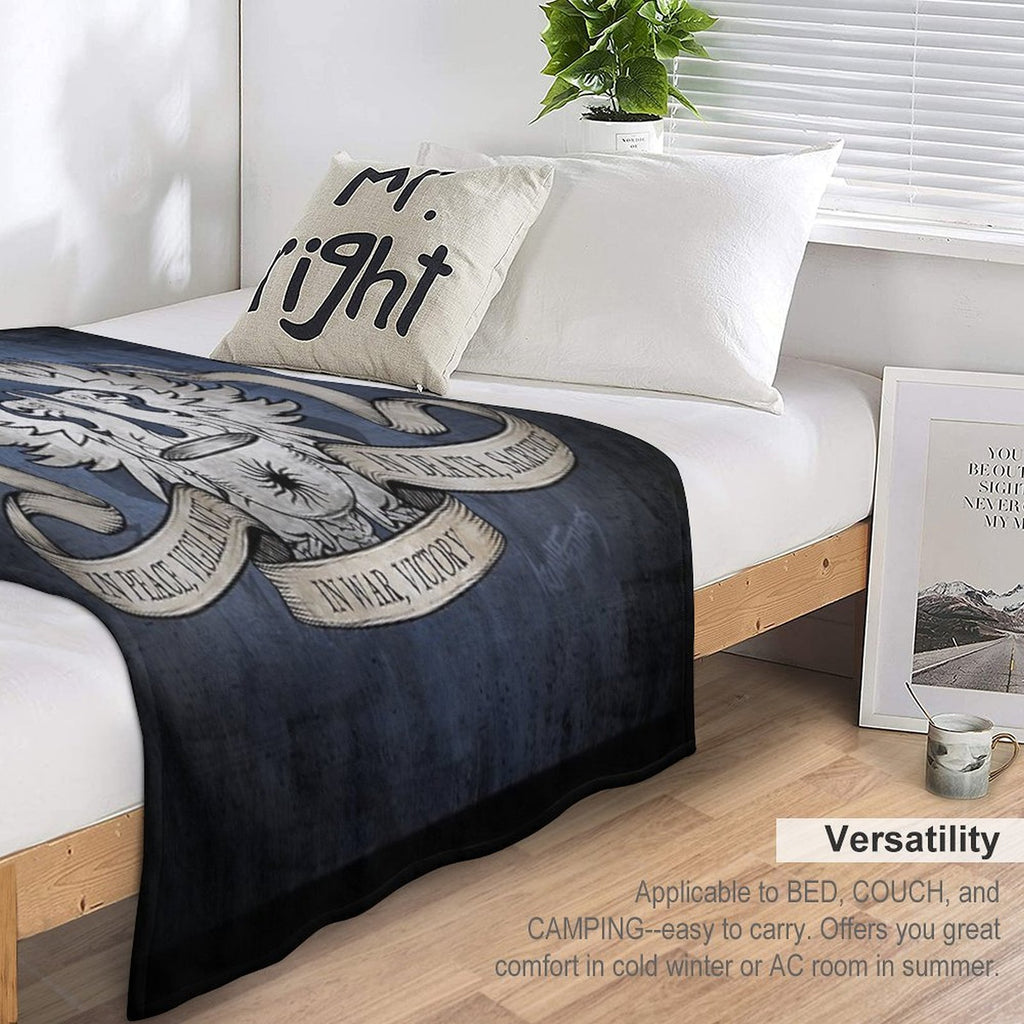 Dragon Age Grey Warden Motto Compact Throw Blanket