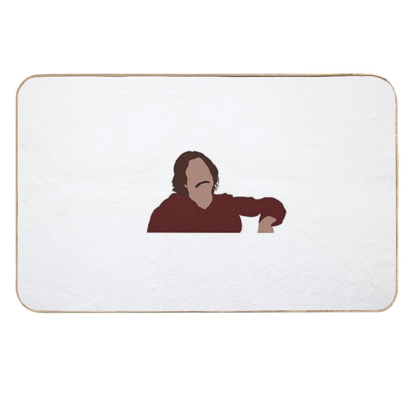 College Nick from New Girl  Stain-Proof Bath Mat