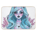 Pearlescent Mermaid  Easy To Clean Bath Mat