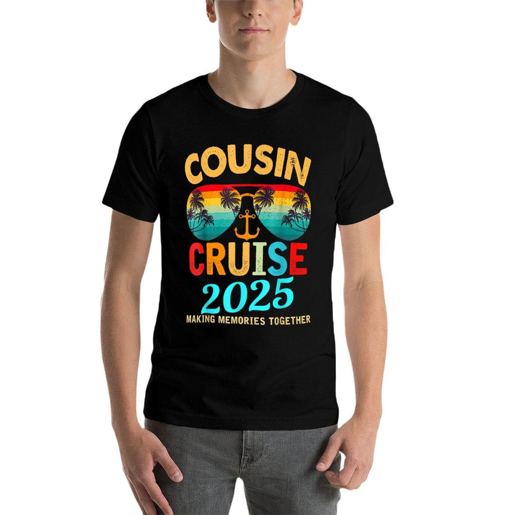 Cousin Cruise 2025 Making Memories Together  Wrinkle-resistant T-Shirt