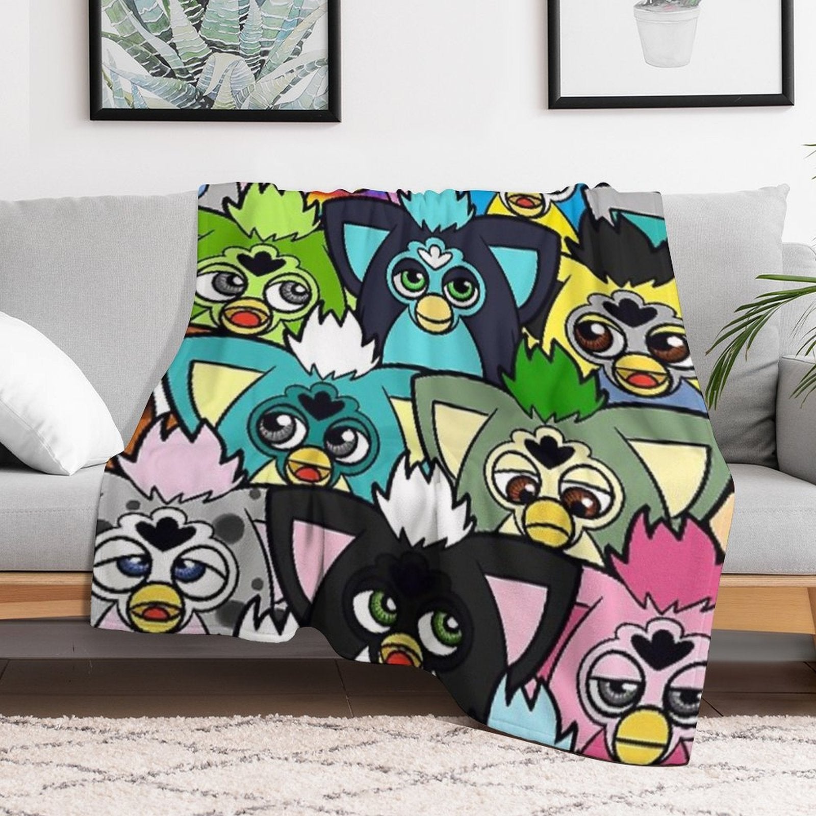 Group Furbys Eco-conscious Throw Blanket