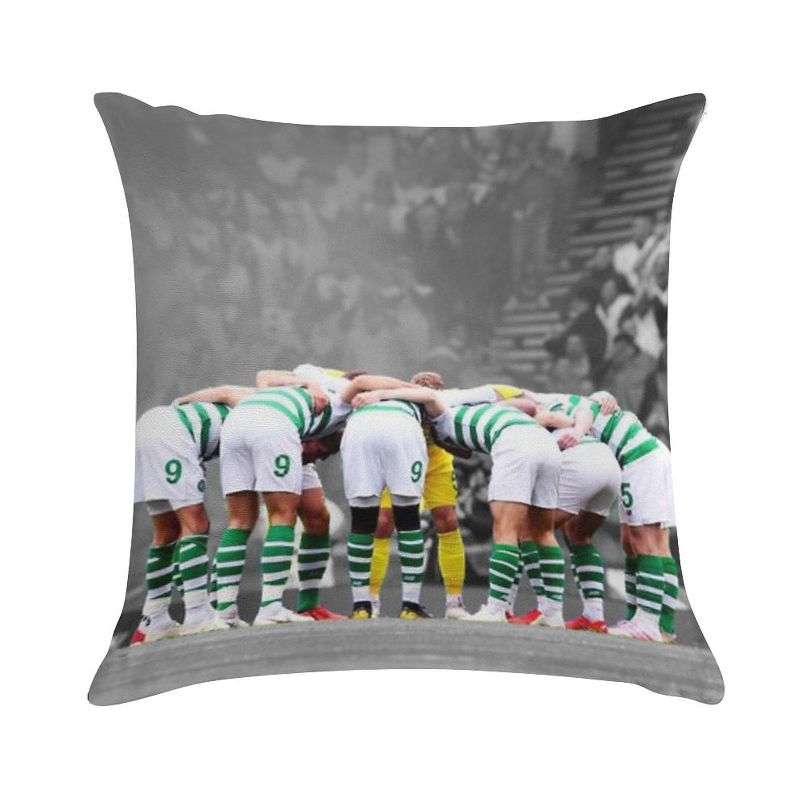 Celtic Fc Huddle Soft Style Accent Throw Pillow
