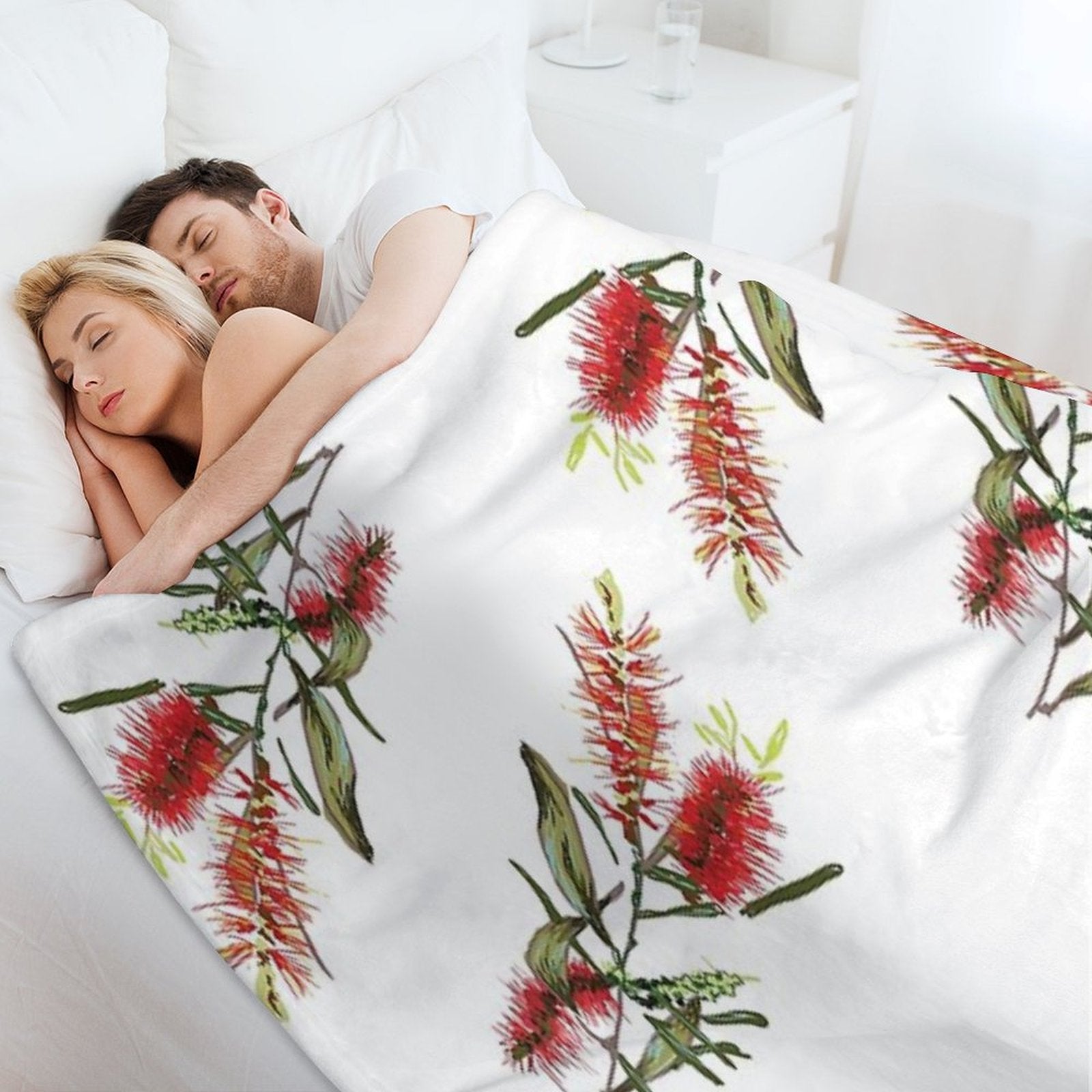 Callistemon Easy Care Throw Blanket