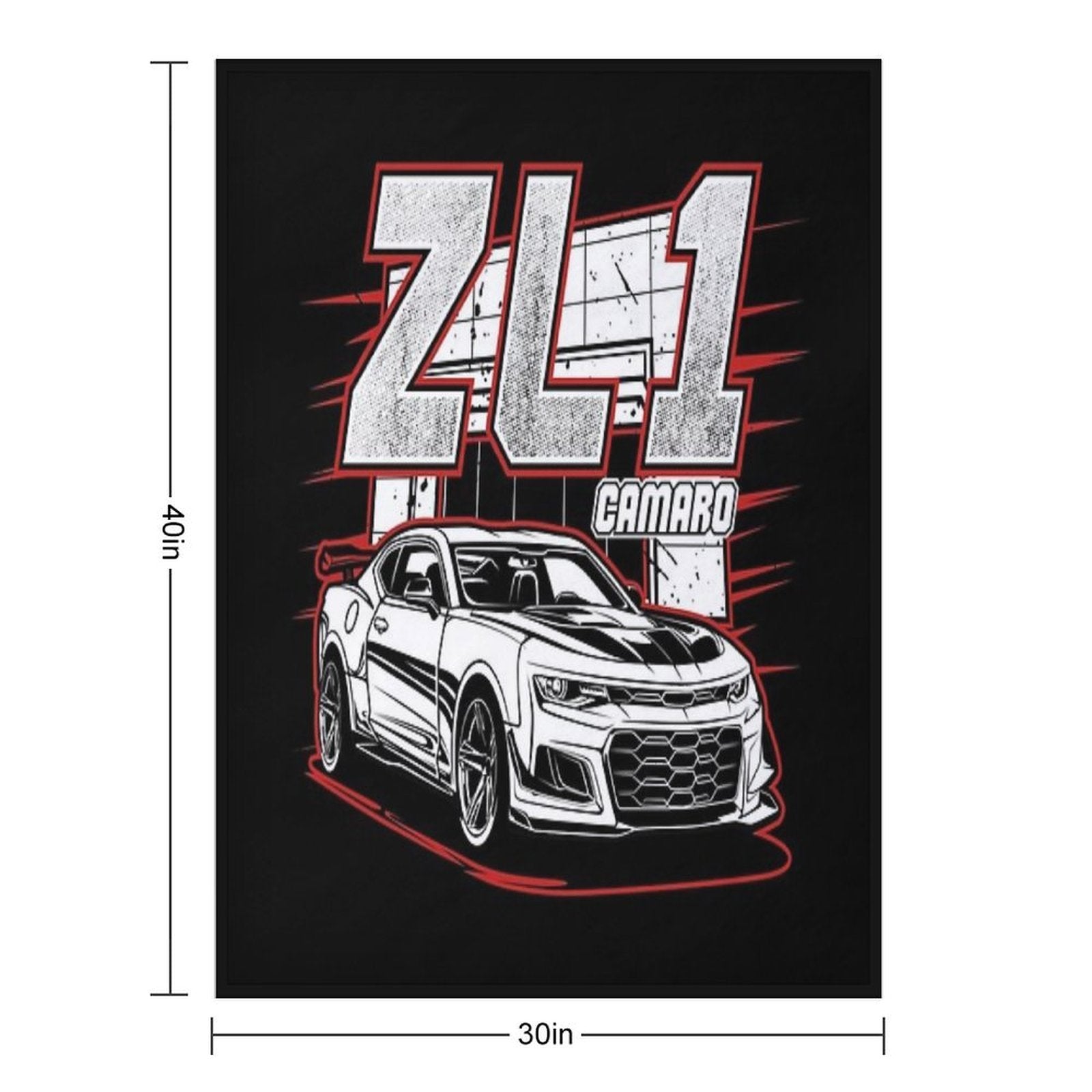 Camaro ZL1 Gift-ready Throw Blanket