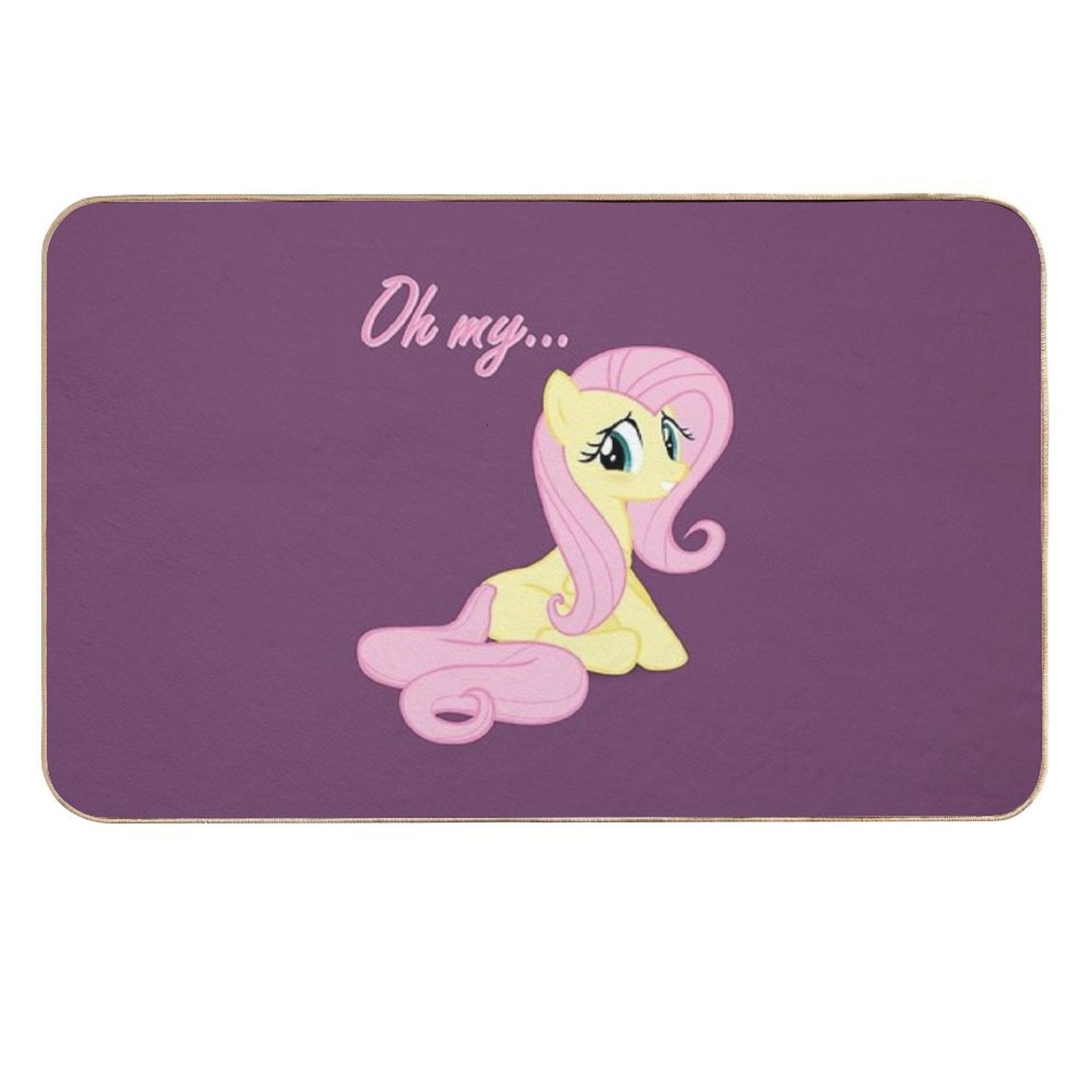 Shy Pony  Easy To Clean Bath Mat