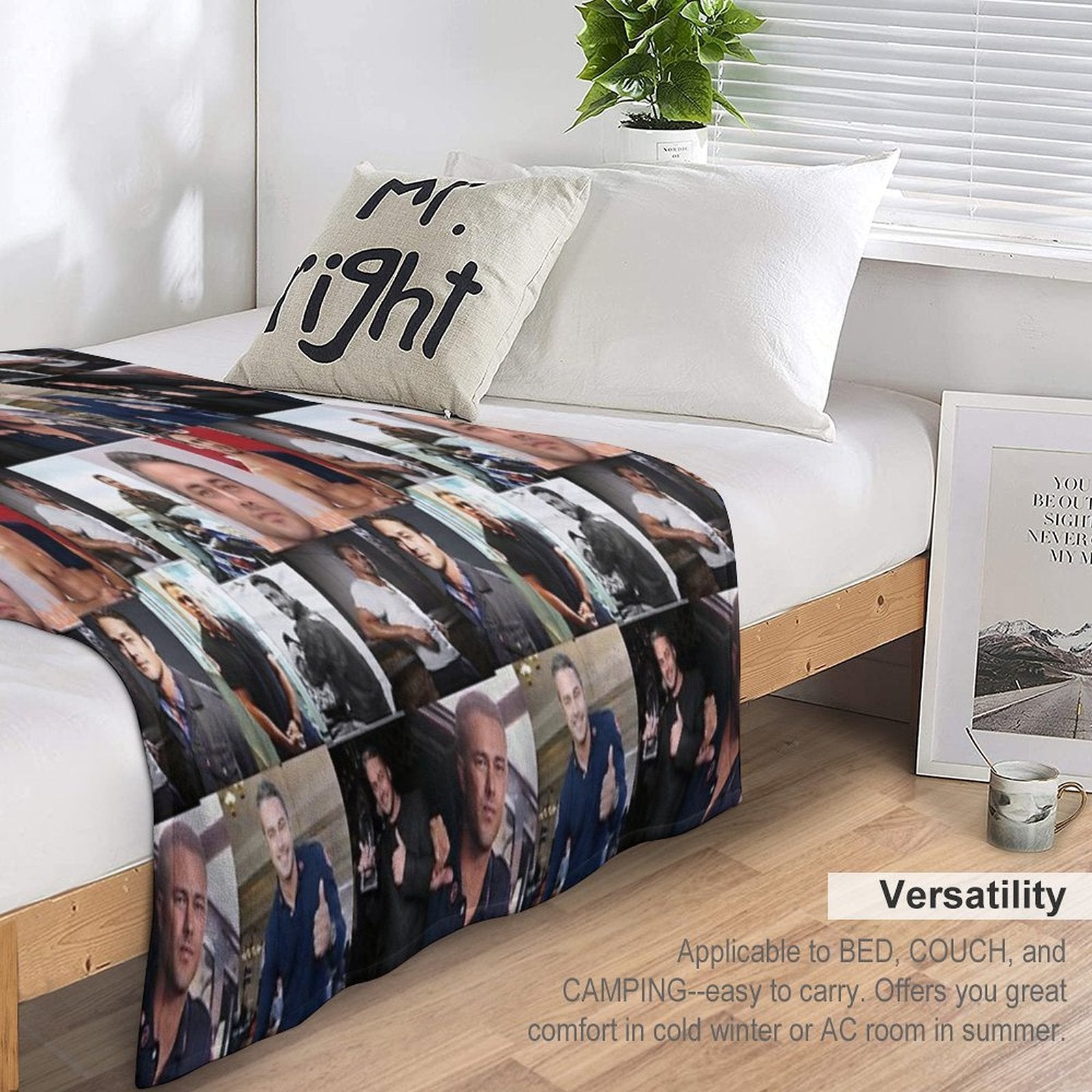 Taylor Kinney Or Kelly Severide Compact Throw Blanket