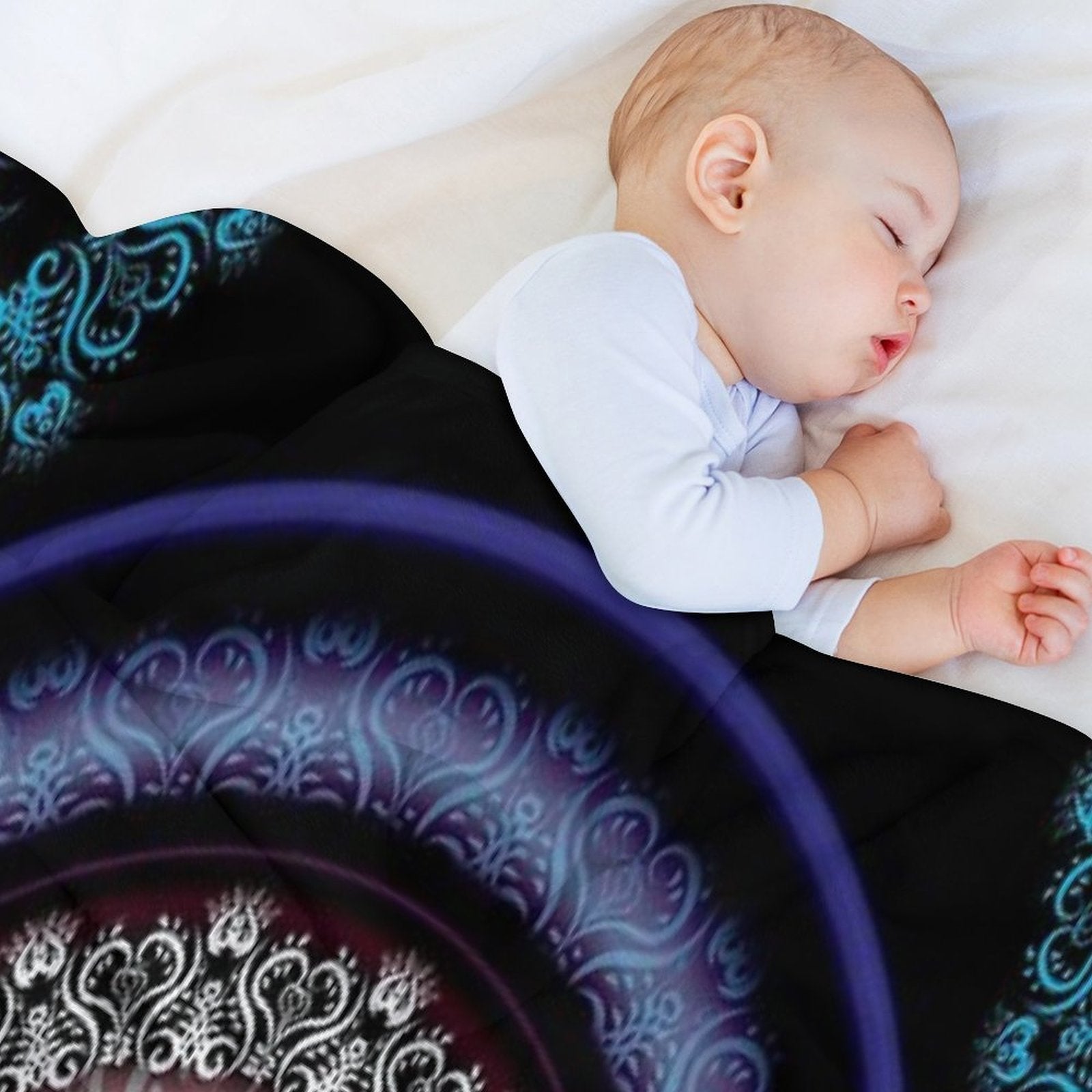 Dark Pulse Eco-conscious Throw Blanket