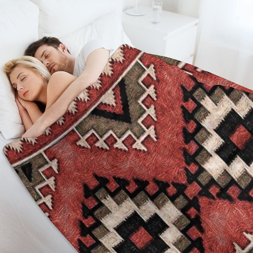 Tribal Pattern 3 Versatility Throw Blanket