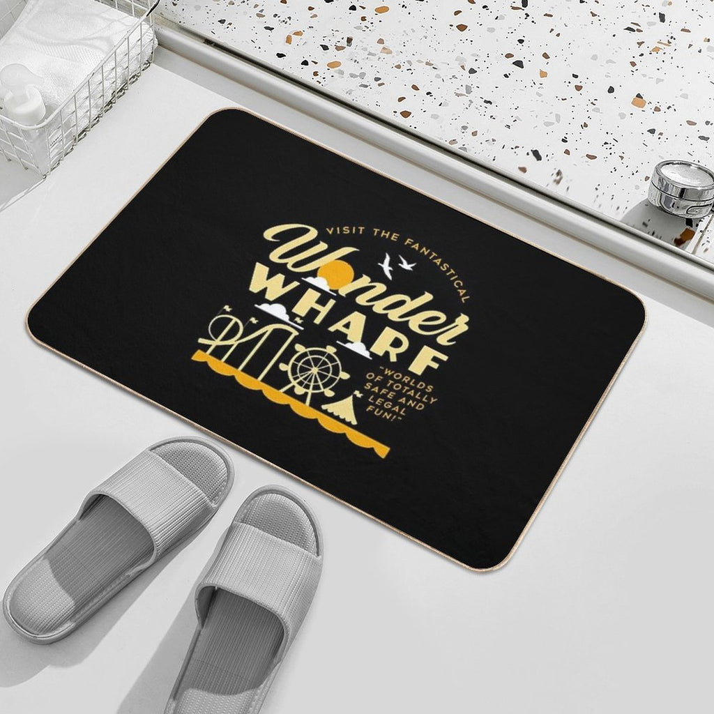 Retro Wonder Wharf  Dirt-Trapping Bath Mat