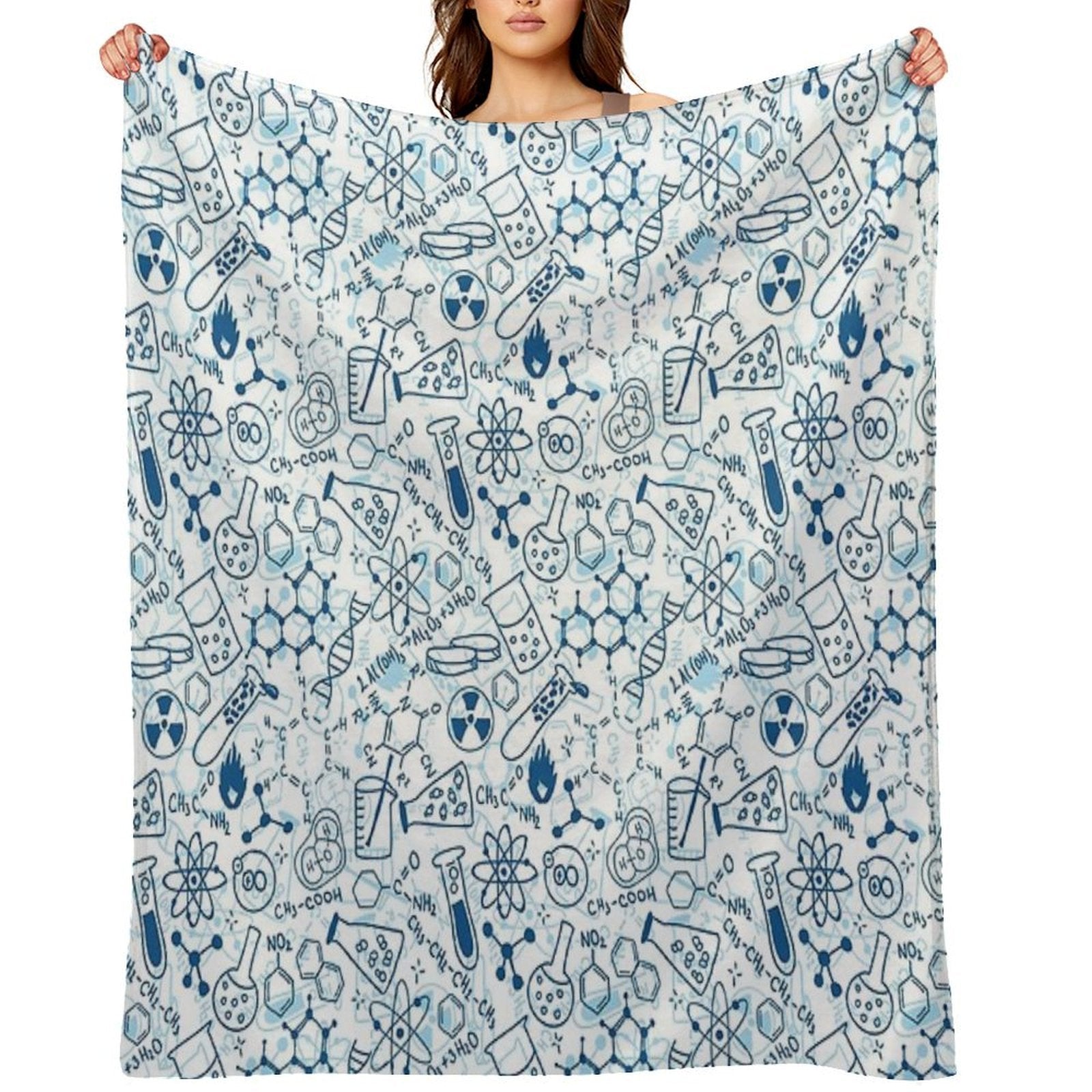 Chemistry Durable Throw Blanket