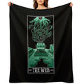 The Web Tarotesque - (Dark) Gift-ready Throw Blanket