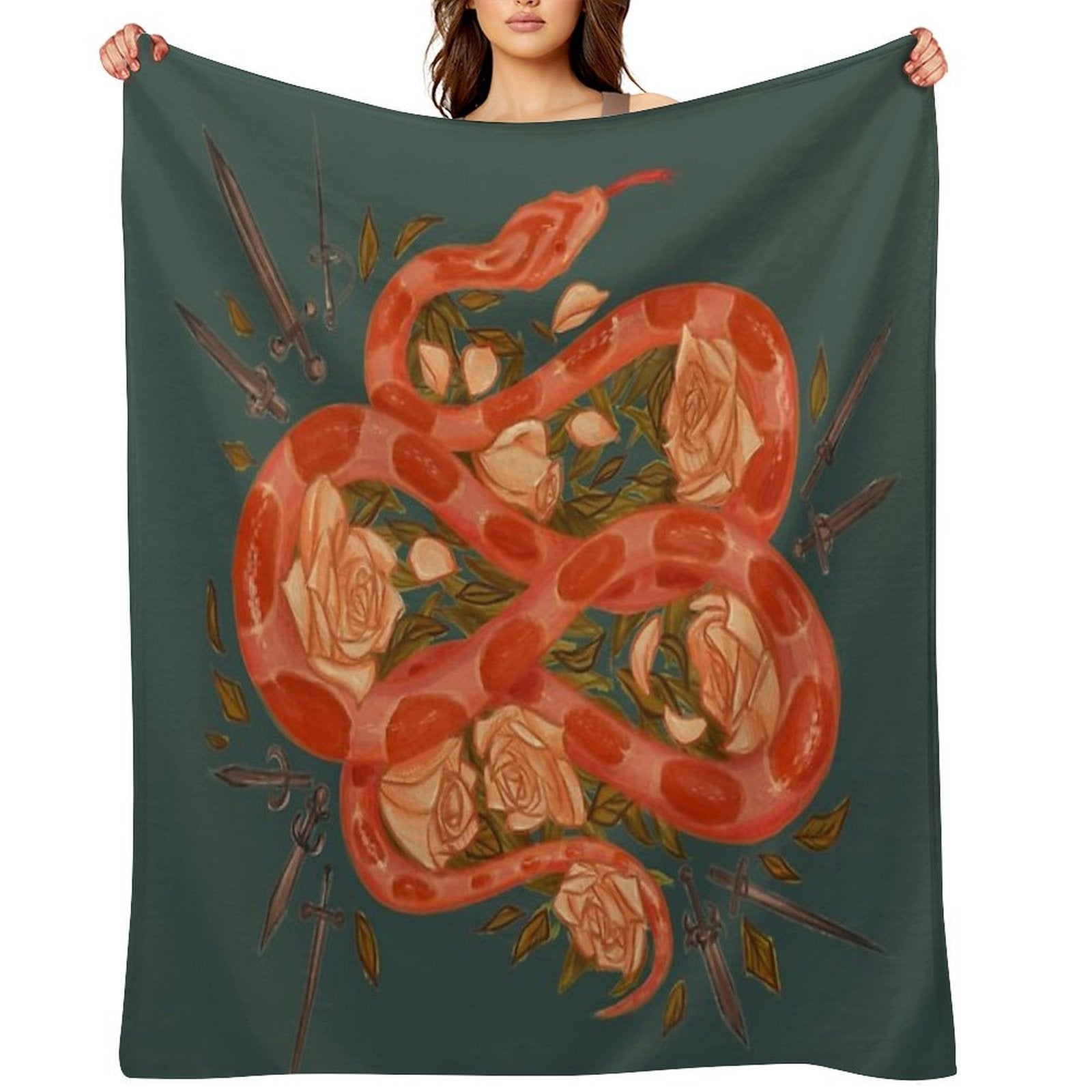 Corn Snake Sweetie Shrink-resistant Throw Blanket