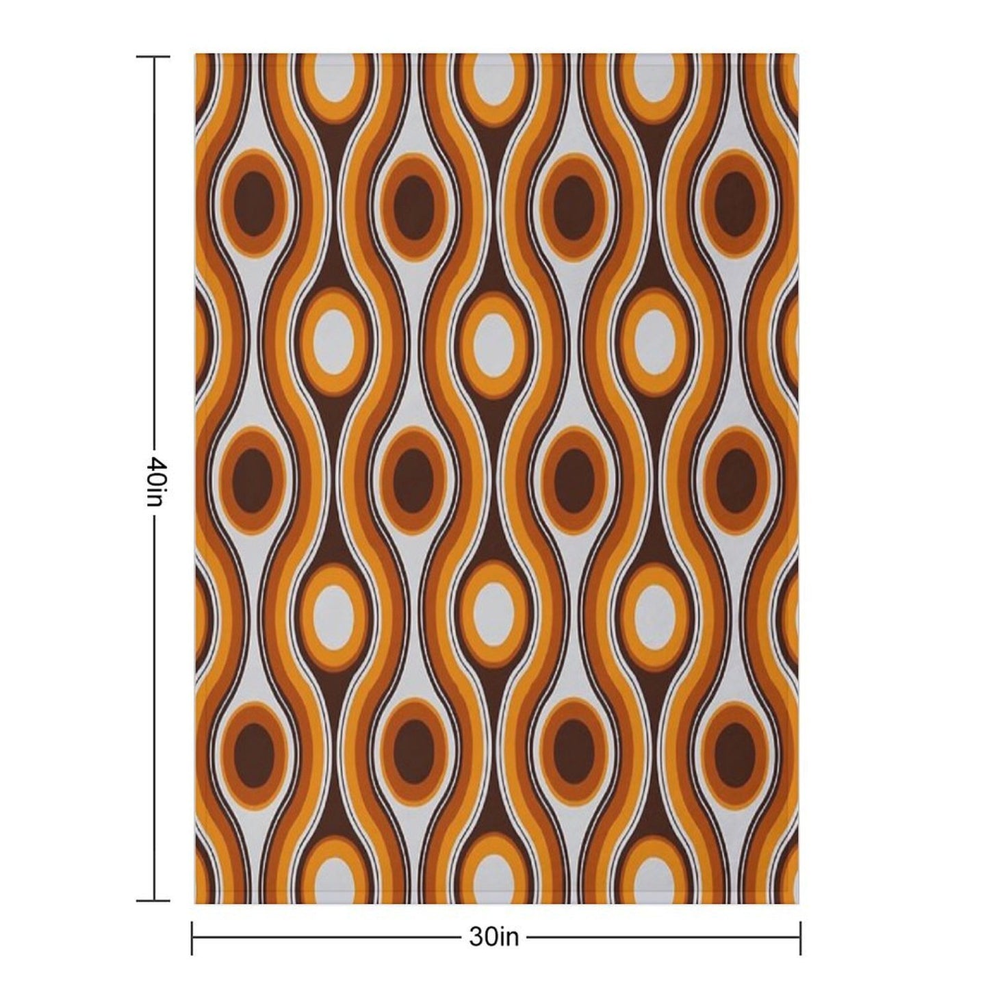 Older Patterns ~ Bridges 70s Premium Throw Blanket