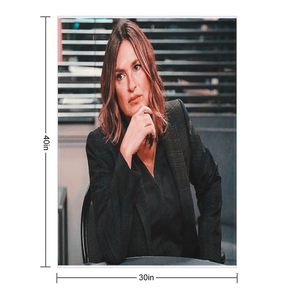 Captain Olivia Benson Quick-dry Throw Blanket