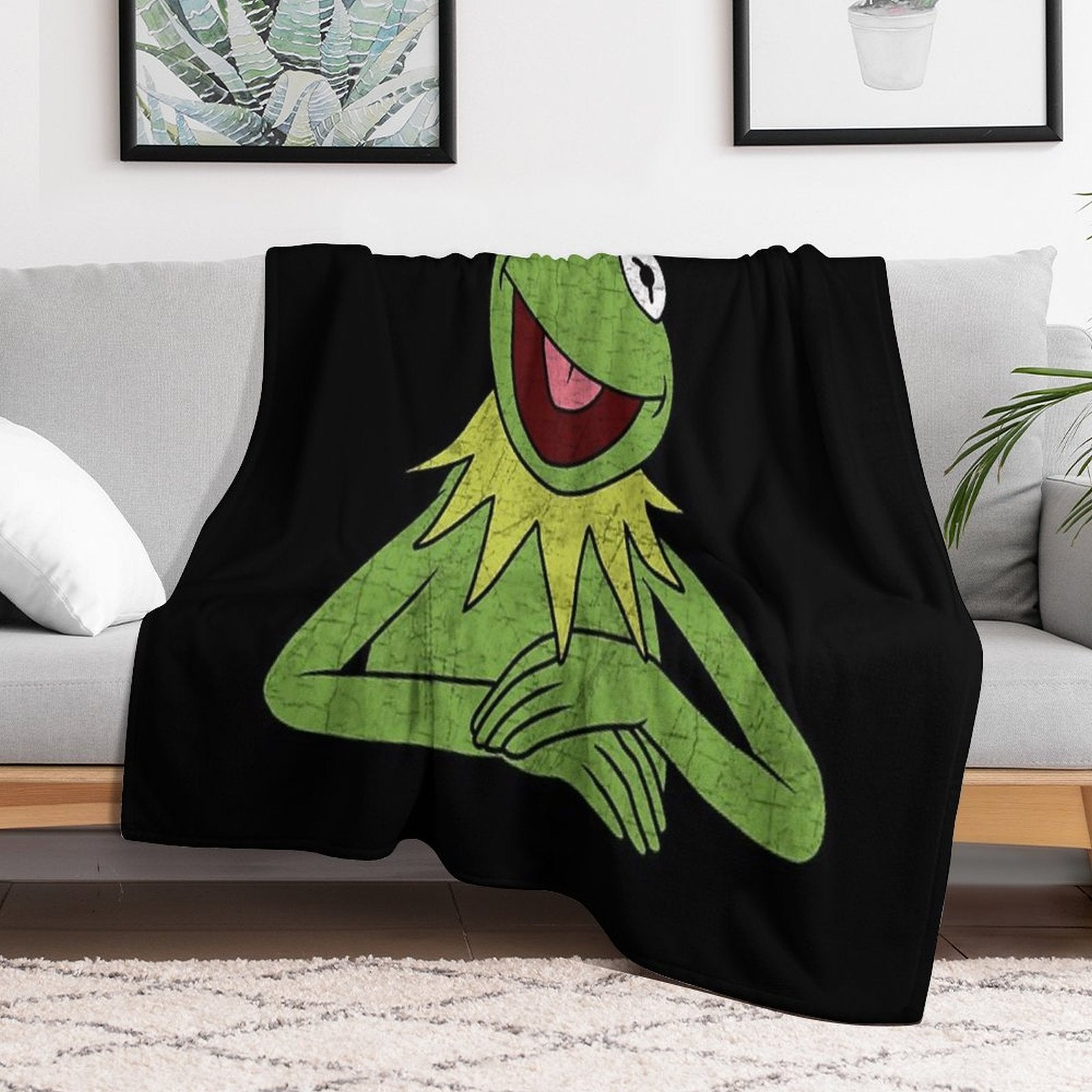 Kermit The Frog Multi-functional Throw Blanket