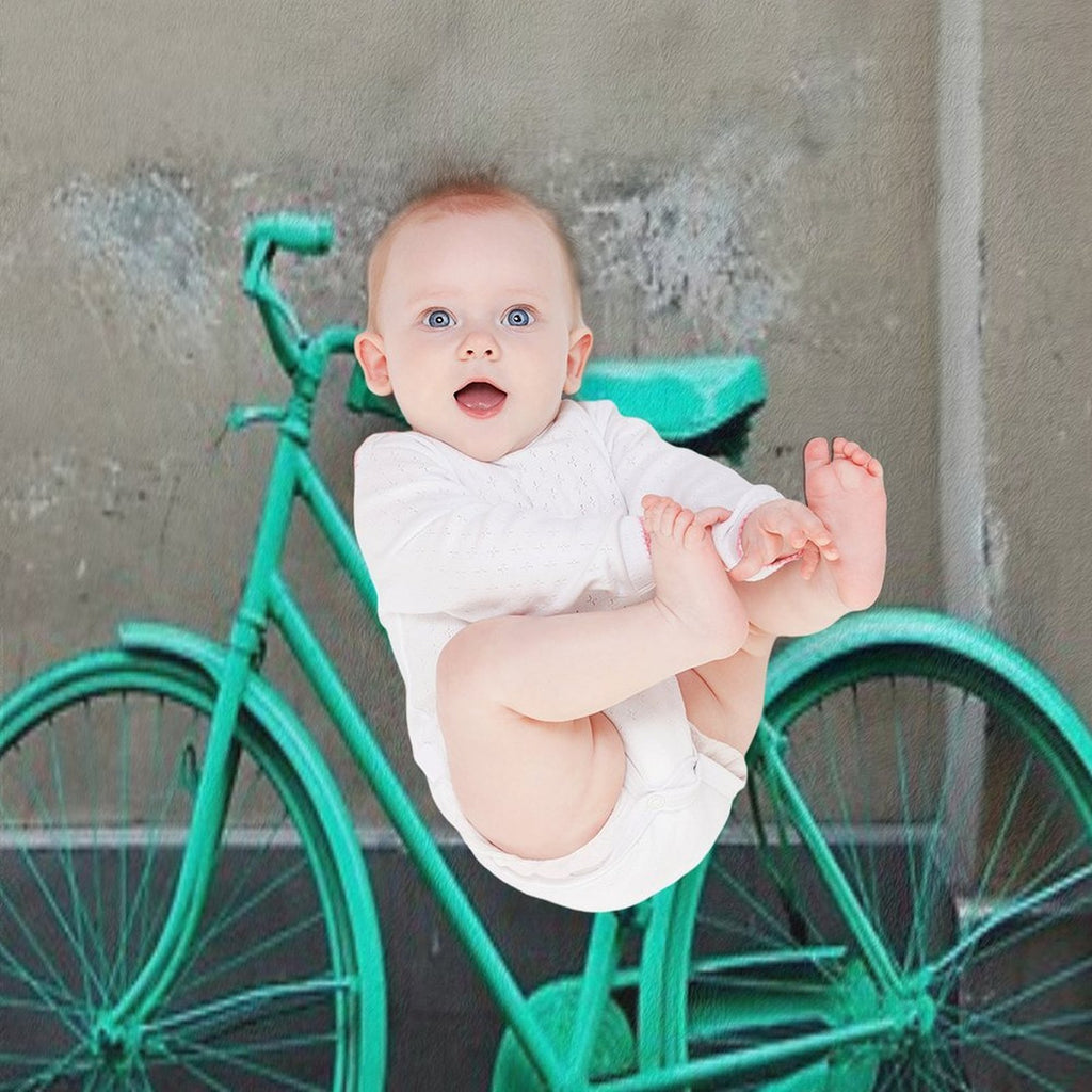 Green Cycle Wrinkle-free Throw Blanket